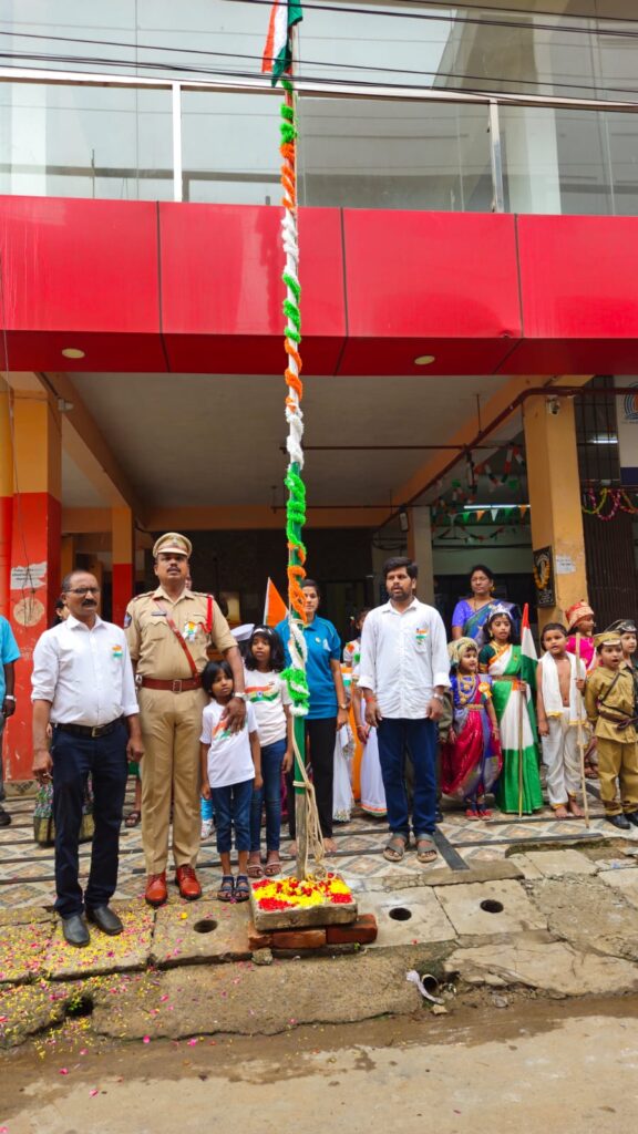 నారాయణ పాఠశాలలో ఘనంగా 80వ స్వాతంత్ర్య దినోత్సవ వేడుకలు